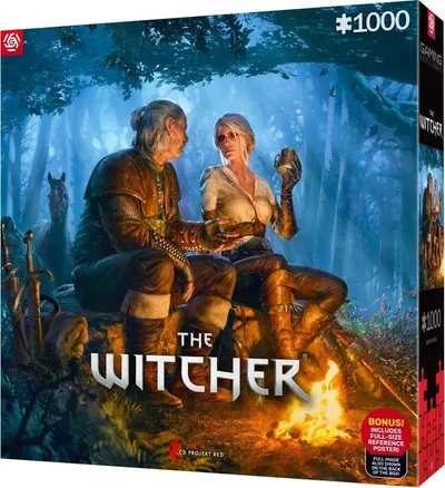 Puzzle Good Loot din1000 piese - The Witcher: Journey of Ciri