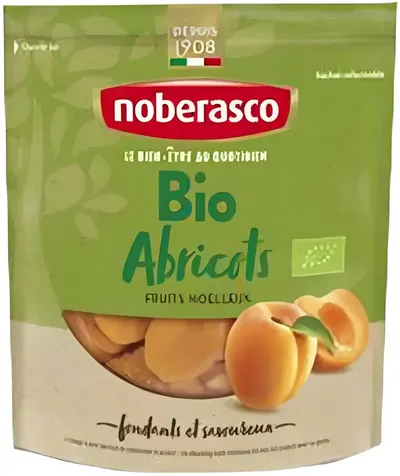 Caise uscate organice, fără sâmburi, 200 g, Noberasco