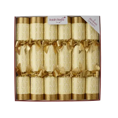 Pocnitori de Crăciun 6 buc. Gold Damask – Robin Reed