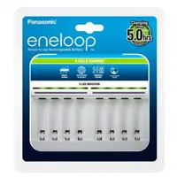Incarcator Smart pentru acumulatori, 8 canale independente AA/AAA Ni-MH Eneloop BQ-CC63E