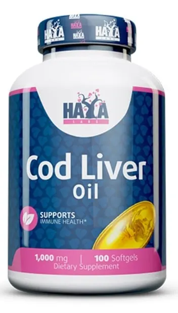 Cod Liver Oil, 100 capsule, Haya Labs