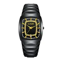 Ceas Damă Lige 89189 Auriu-Negru - Design Fashion, Funcții Multiple, Afișaj Luminos, Rezistent la Apă 3ATM