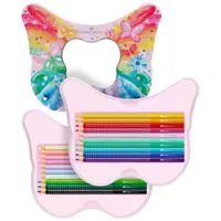 Set Cadou 20 Creioane Colorate Sparkle Butterfly Faber-Castell