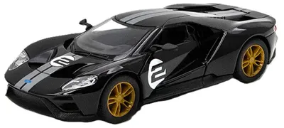 Mașinuță metalică Kinsmart Heritage Edition - Ford GT, 1:38, negru