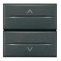 Buton pentru comanda storuri rulante Axolute - Antracit -2 module
