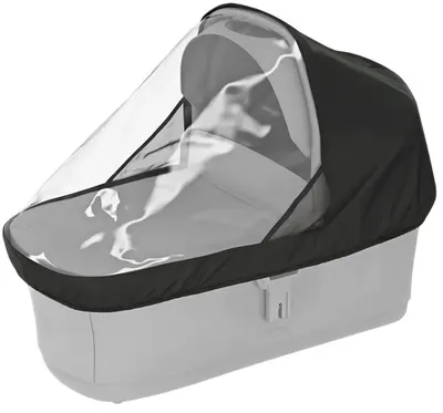 Husă de ploaie pentru pătuț pentru nou-născut Thule - Negru
