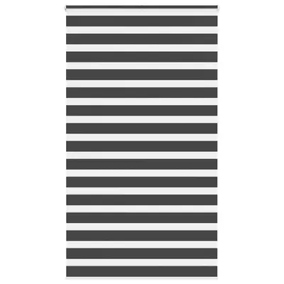 Gossi jaluzea tip zebra neagra latime tesatura 120,9 cm poliester