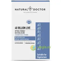 40 Billion Live - Mentinerea Sanatatii Gastrointestinale 30cps