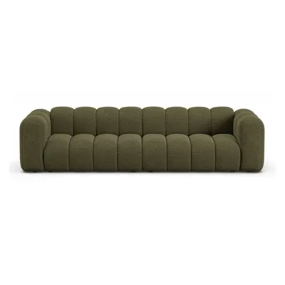 Canapea verde cu tapițerie din chenille 290 cm Lupine – Micadoni