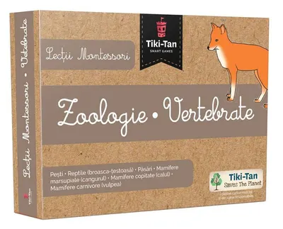 Lecţii de zoologie: Vertebrate. Lecții Montessori - Board book - ***