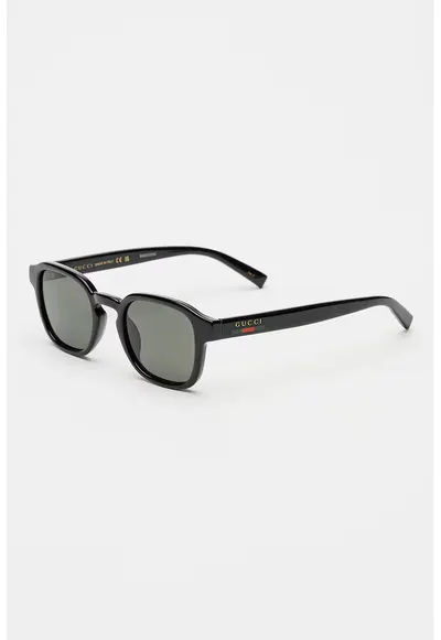 Ochelari de soare cu lentile patrate - Negru