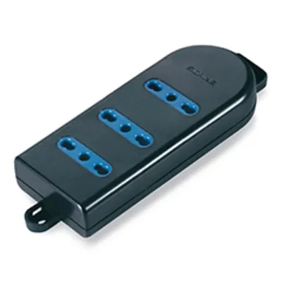 Priza multiplanBLACK 3x2P+E-16A-(P17/11)