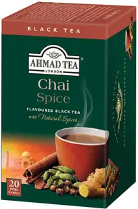 Chai Spice Ceai negru cu fructe, 20 pliculețe, Ahmad Tea