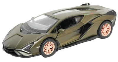 Metallică Kinsmart - Lamborghini Sián FKP 37, 1:36, verde