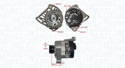 Alternator (12v, 65a) Potrivit Fiat Brava, Bravo I, Marea, Palio, Punto, Siena, Strada; Lancia Y 1.2 1.3 04.97