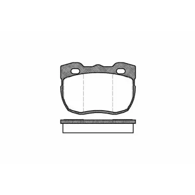 Set placute frana, frana disc REMSA 0267.00