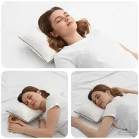vidaXL Perna de dormit Shread Alb 60 x 40 x 14,5 cm Spumă cu Memorie