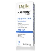 Crema de fata hidratanta cu SPF50 Harmony Skin, 50ml, Delia Cosmetics