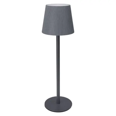 Lampă de masă, LED Touch, 10x36 cm, gri, 3 trepte de intensitate, lumină alb cald