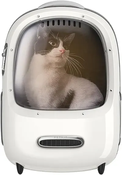 Rucsac cu hublou PETKIT Cat Travel Bag, White - Default Title