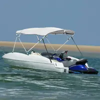 Gossi parasolar bimini 4 arcuri, pereti laterali 243x(170-182)x137 cm