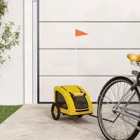 Gossi remorca de bicicleta animale companie galben textil oxford/fier