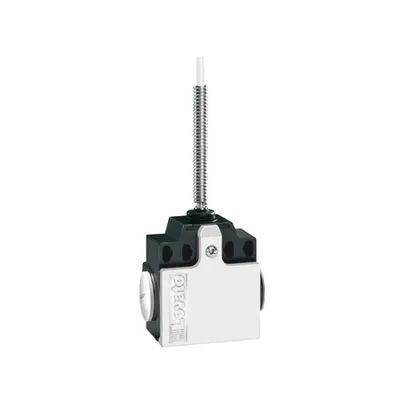 Limitator de Cursa, K Series, Wobble Stick, Omnidirectional, 2 Side Cable Entry. Dimensions Compatible To En 50047, Metal Body, Contacts 2nc Slow Break. Flexible Rod