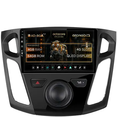 Navigatie Ford Focus 3 (2011-2019), Android, A-Octacore 4GB RAM + 64GB ROM, 9 Inch - AD-BGA9004+AD-BGRKIT115
