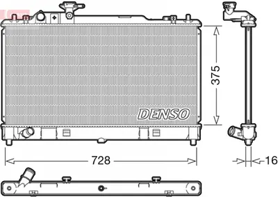 Radiator motor potrivit MAZDA 6 1.8 2.0