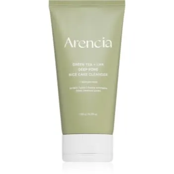 Arencia Green Tea + LHA Deep Pore Rice Cake Cleanser gel intens pentru curatare efect regenerator