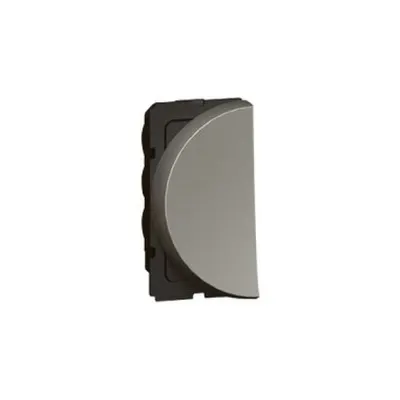 Intrerupator push-button Arteor - rotund - 1 left module - magnesium