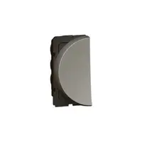 Intrerupator push-button Arteor - rotund - 1 left module - magnesium