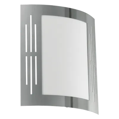 Lampa perete CITY inox 220-240V,50/60Hz IP44