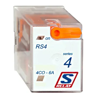 Releu miniatura RS, 4CC, 6A, Ub=48VAC, 14 pini