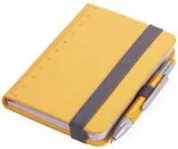 Carnet A7 Troika - Lilipad+Liliput, galben