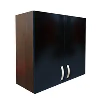 Corp superior 80 cu 2 usi cu scurgator de vase Zebra negru