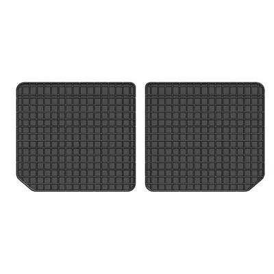 Set covorase auto din cauciuc Opel Zafira A si Zafira B 1999-2005, Randul Al Treilea, presuri FROGUM, negre, 2 buc.