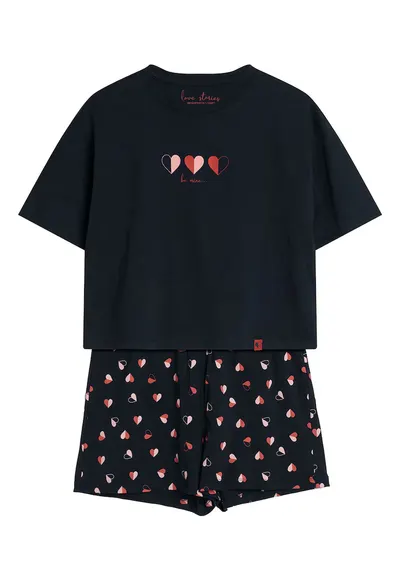 Pijama dama Necesito negru - roz