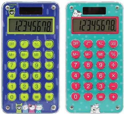 Calculator portabil M&G So Many Cats - Cu puzzle pe spate, sortiment