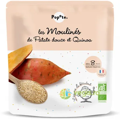 Mancare cu 48% Cartofi Dulci si Quinoa +8 Luni Ecologica/Bio 180g