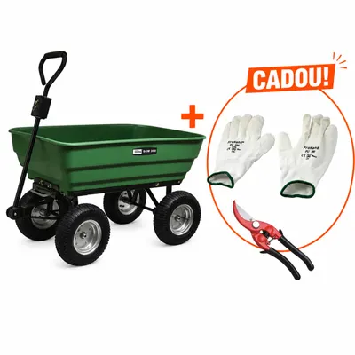 Carucior tip remorca pentru gradina GGW 300 Gude 94337, 300 Kg