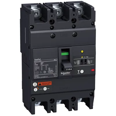 Intreruptor Automat Easypact Ezcv250N - Tmd - 63 A - 3 Poli 3D