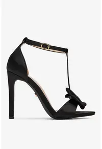 Sandale cu toc Culoare Negru - Negru