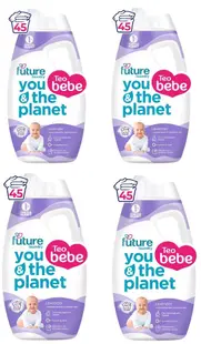 Gel de spălare concentrat pentru bebeluși Future baby - Lavender, 4 х 1.8 l, 45 spălări