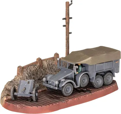 Model asamblat Revell Militar: Mașini - Krupp Protze KFZ 69