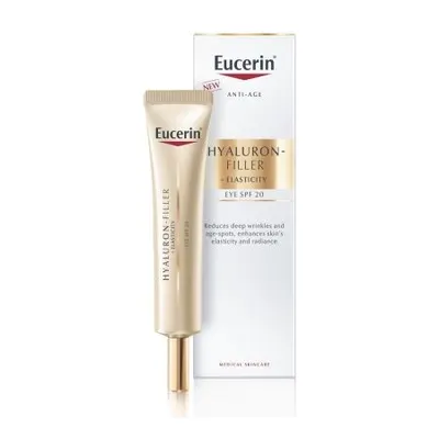 Cremă de ochi SPF20 Hyaluron-Filler + Elasticity, 15 ml, Eucerin