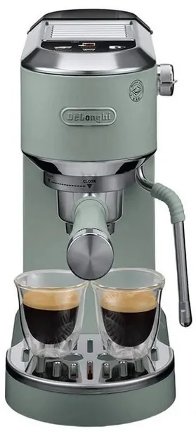 Aparat de cafea DeLonghi - EC890.GR Dedica Duo, 15 bar, 1.1 l, verde