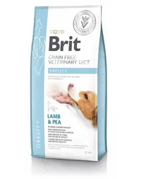 BRIT Veterinary Diets Dog Obesity Dieta veterinara pentru caini supraponderali, cu miel 12 kg