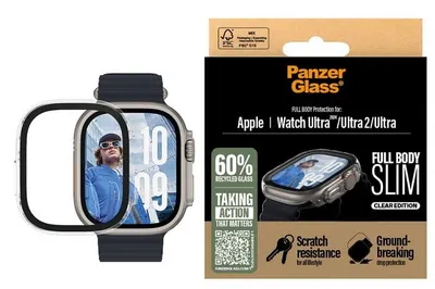 Protector de sticlă PanzerGlass - Apple Watch Ultra/Ultra 2, transparent