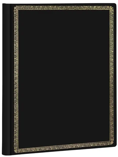 Agenda Paperblanks Black Edition - Ultra, 72 foi, coperta tare